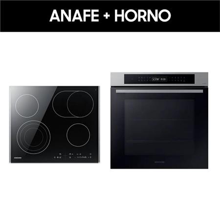Combo Samsung Anafe Vitrocerámico 4 H + Horno Eléctrico Serie 4