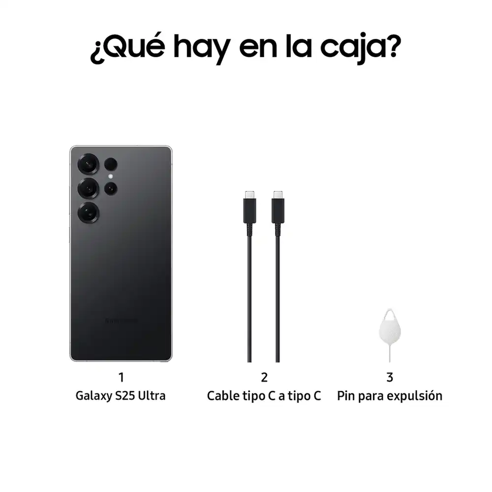 Celular Samsung Galaxy S25 Ultra 512/12GB Titanium Black